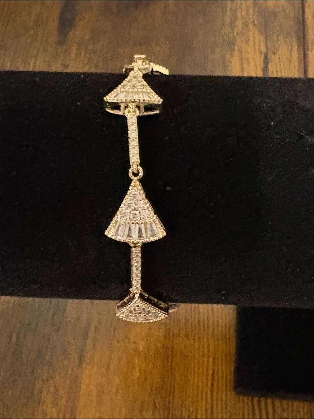 Gold-Tone Crystal Bracelet